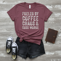 Load image into Gallery viewer, Fueled by Coffee, Chaos &amp; Cuss Words